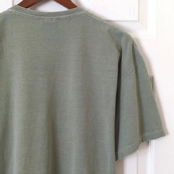 Anvil 2000 Y2K Vintage Hershey's Chocolate Short Sleeve Crewneck T-shirt Sage L - Picture 10 of 10